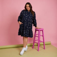 ELM_JOLIE FLORAL SHIRT DRESS _ JOLIE FLORAL SHIRT DRESS _ Ebony Boutique NZ