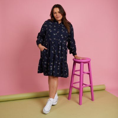 ELM_JOLIE FLORAL SHIRT DRESS _ JOLIE FLORAL SHIRT DRESS _ Ebony Boutique NZ