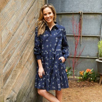 ELM_JOLIE FLORAL SHIRT DRESS _ JOLIE FLORAL SHIRT DRESS _ Ebony Boutique NZ