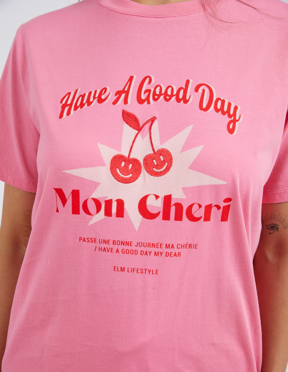 ELM_MON CHERI TEE _ MON CHERI TEE _ Ebony Boutique NZ