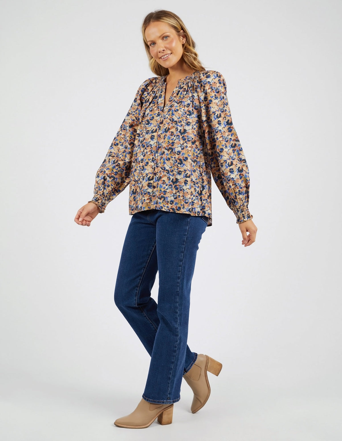 ELM_PANORAMA BLOUSE _ PANORAMA BLOUSE _ Ebony Boutique NZ