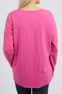 ELM_SOCIETY L/S TEE _ SOCIETY L/S TEE _ Ebony Boutique NZ