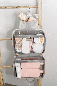 LOUENHIDE_EMMA COSMETIC CASE METALLIC NUDE _ _ Ebony Boutique NZ