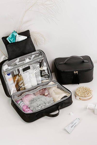 LOUENHIDE_EMMA COSTMETIC CASE BLACK _ _ Ebony Boutique NZ