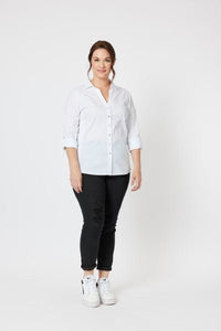 GORDON SMITH_EMMA RIB DETAIL SHIRT _ _ Ebony Boutique NZ