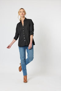 GORDON SMITH_EMMA RIB DETAIL SHIRT _ _ Ebony Boutique NZ