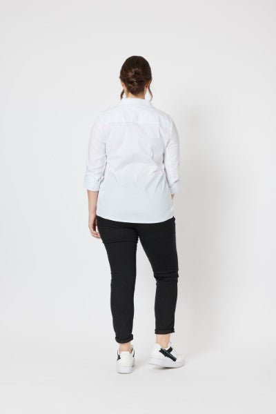 GORDON SMITH_EMMA RIB DETAIL SHIRT _ _ Ebony Boutique NZ