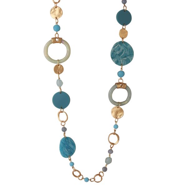 ENHANCE_PRADELLA NECKLACE TURQUOISE _ PRADELLA NECKLACE TURQUOISE _ Ebony Boutique NZ