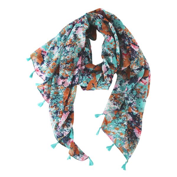 ENHANCE_TONI SCARF TEAL _ TONI SCARF TEAL _ Ebony Boutique NZ