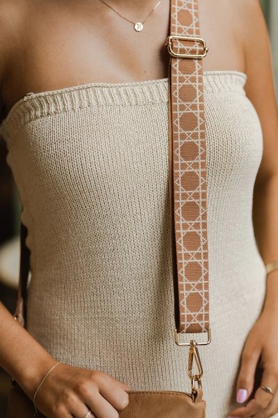 LOUENHIDE_EZRA GUITAR STRAP CAMEL _ _ Ebony Boutique NZ