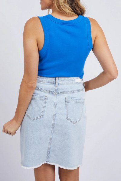 FOXWOOD_ESME TANK BLUE _ ESME TANK BLUE _ Ebony Boutique NZ