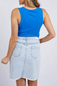 FOXWOOD_ESME TANK BLUE _ ESME TANK BLUE _ Ebony Boutique NZ