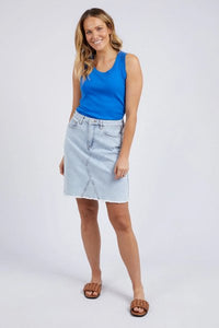 FOXWOOD_ESME TANK BLUE _ ESME TANK BLUE _ Ebony Boutique NZ