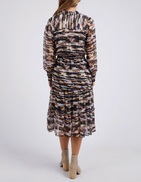 FOXWOOD_MALA ABSTRACT DRESS _ MALA ABSTRACT DRESS _ Ebony Boutique NZ