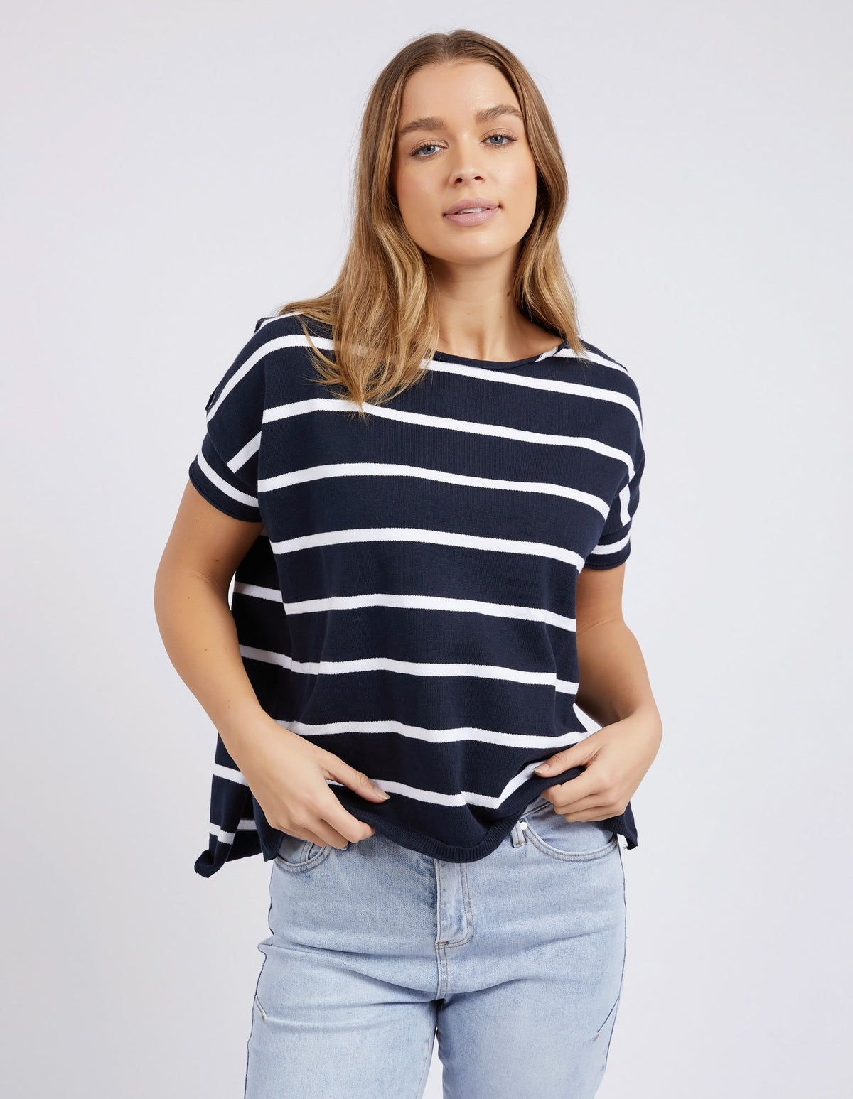 FOXWOOD_TAHLIA STRIPE TEE _ TAHLIA STRIPE TEE _ Ebony Boutique NZ