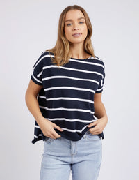 FOXWOOD_TAHLIA STRIPE TEE _ TAHLIA STRIPE TEE _ Ebony Boutique NZ