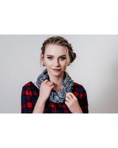 ENHANCE_GEORGIA SCARF BLUE _ _ Ebony Boutique NZ
