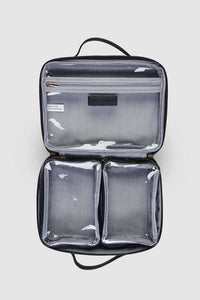 LOUENHIDE_GEORGIE BLACK COSMETIC CASE BLACK _ _ Ebony Boutique NZ
