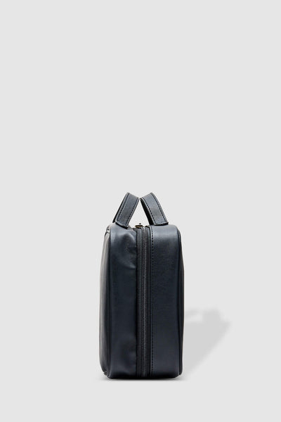 LOUENHIDE_GEORGIE BLACK COSMETIC CASE BLACK _ _ Ebony Boutique NZ
