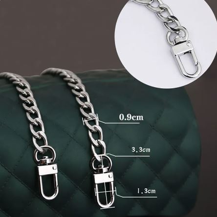 GLENGYLE_ARIANA CHAIN BAG STRAP SILVER _ ARIANA CHAIN BAG STRAP SILVER _ Ebony Boutique NZ