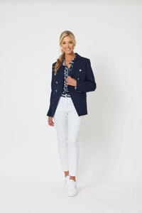 GORDON SMITH_LAUREN BLAZER NAVY _ LAUREN BLAZER NAVY _ Ebony Boutique NZ