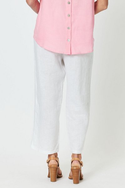 GORDON SMITH_WIDE LEG PANT WHITE _ WIDE LEG PANT WHITE _ Ebony Boutique NZ