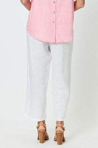 GORDON SMITH_WIDE LEG PANT WHITE _ WIDE LEG PANT WHITE _ Ebony Boutique NZ