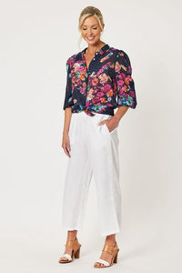 GORDON SMITH_WIDE LEG PANT WHITE _ WIDE LEG PANT WHITE _ Ebony Boutique NZ