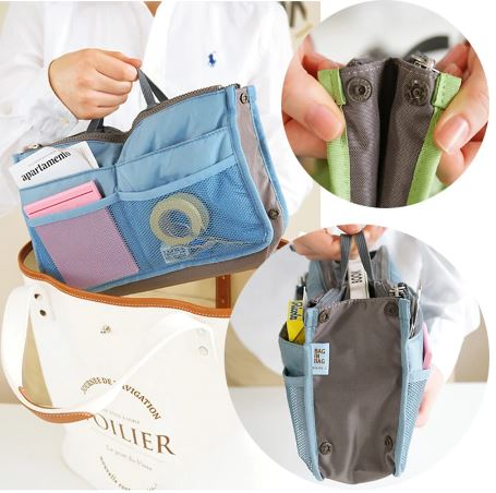 ACCESSORIES_HANDBAG ORGANISER/INSERT BABY BLUE _ _ Ebony Boutique NZ