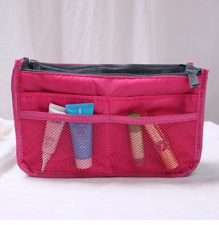 ACCESSORIES_HANDBAG ORGANISER/INSERT HOT PINK _ _ Ebony Boutique NZ