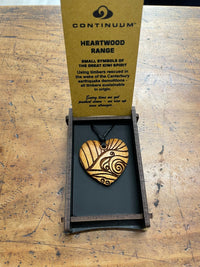 HEARTWOOD_AROHA HEART PENDANT WOOD _ AROHA HEART PENDANT WOOD _ Ebony Boutique NZ
