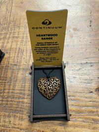 HEARTWOOD_AROHA HEART PENDANT WOOD _ AROHA HEART PENDANT WOOD _ Ebony Boutique NZ