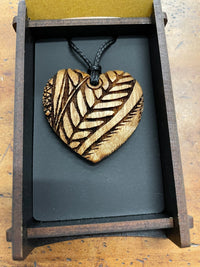 HEARTWOOD_AROHA HEART PENDANT WOOD _ AROHA HEART PENDANT WOOD _ Ebony Boutique NZ