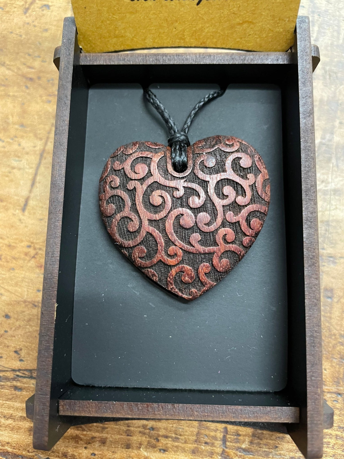 HEARTWOOD_AROHA PENDANT WOOD _ AROHA PENDANT WOOD _ Ebony Boutique NZ