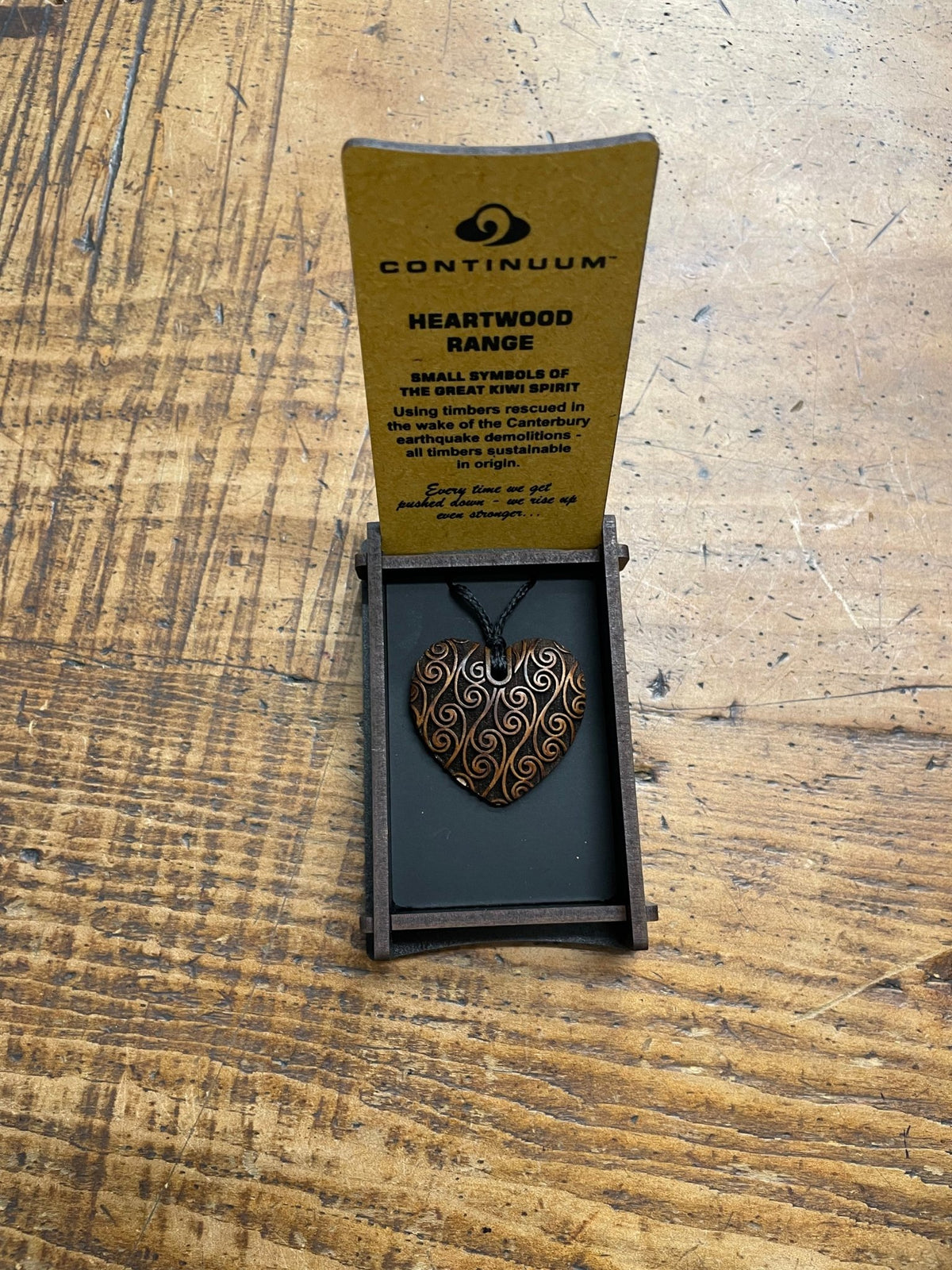 HEARTWOOD_AROHA PENDANT WOOD _ AROHA PENDANT WOOD _ Ebony Boutique NZ