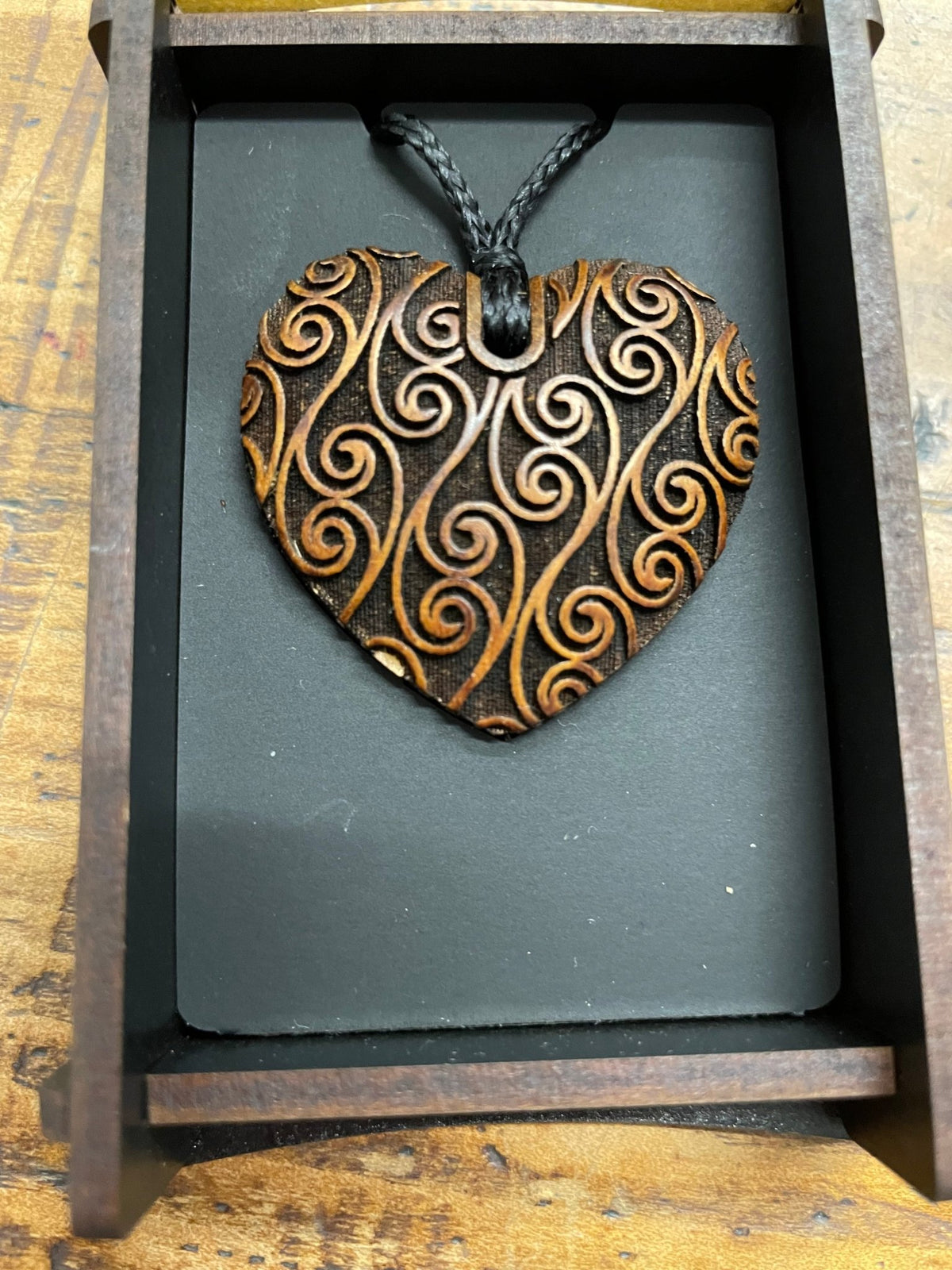 HEARTWOOD_AROHA PENDANT WOOD _ AROHA PENDANT WOOD _ Ebony Boutique NZ