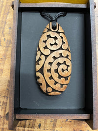 HEARTWOOD_KOPATA DEW DROP PENDANT WOOD _ KOPATA DEW DROP PENDANT WOOD _ Ebony Boutique NZ