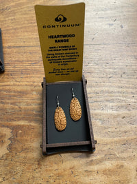 HEARTWOOD_KOPATA DEWDROP EARRINGS WOOD _ KOPATA DEWDROP EARRINGS WOOD _ Ebony Boutique NZ