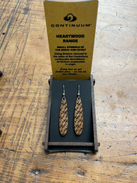 HEARTWOOD_ROIMATA TEARDROP EARRINGS WOOD _ ROIMATA TEARDROP EARRINGS WOOD _ Ebony Boutique NZ