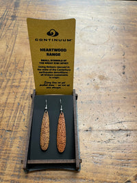 HEARTWOOD_ROIMATA TEARDROP EARRINGS WOOD _ ROIMATA TEARDROP EARRINGS WOOD _ Ebony Boutique NZ