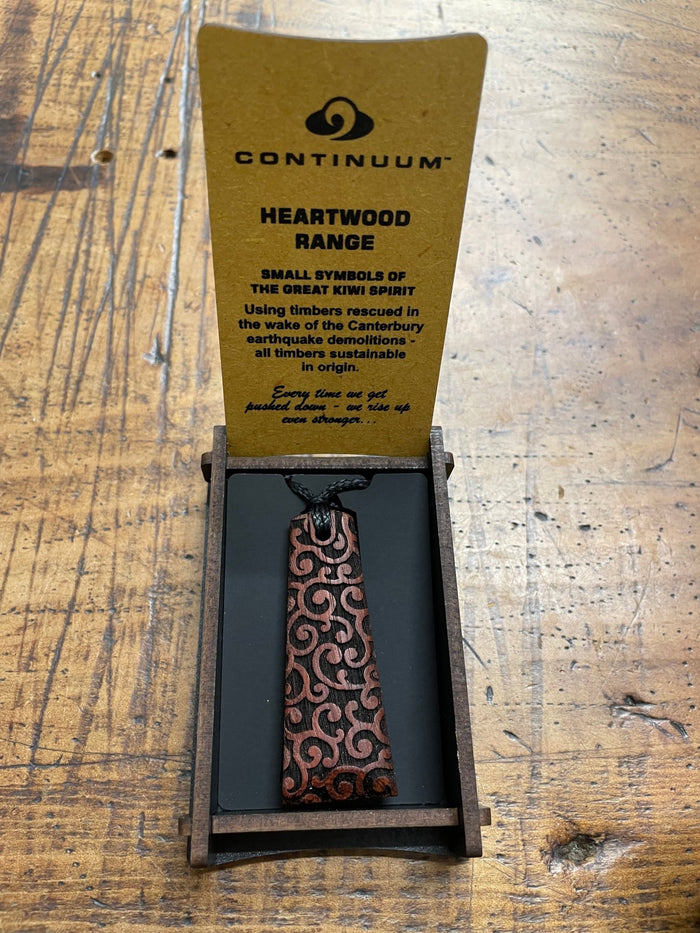 HEARTWOOD_TOKI PENDANT NECKLACE WOOD _ TOKI PENDANT NECKLACE WOOD _ Ebony Boutique NZ