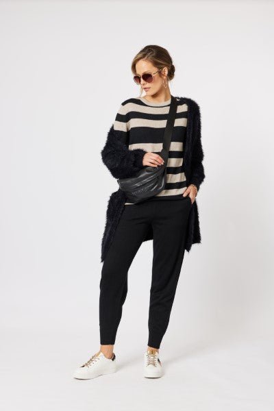 HAMMOCK AND VINE_HEATHER KNIT CARDIGAN _ _ Ebony Boutique NZ