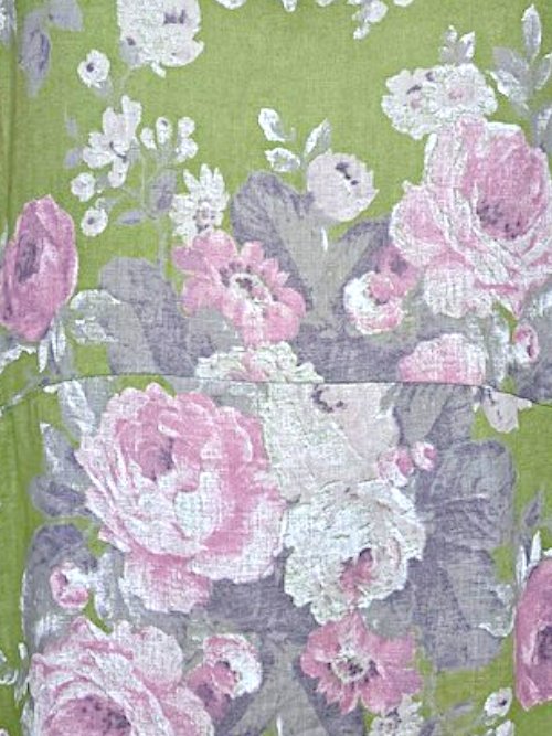 HELGA MAY_JUNGLE DRESS LINEN SCARLETT ROSE GREEN _ JUNGLE DRESS LINEN SCARLETT ROSE GREEN _ Ebony Boutique NZ