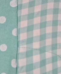 HELGA MAY_KENNEDY DRESS VISCOSE/COTTON CHECK POLKA MINT _ KENNEDY DRESS VISCOSE/COTTON CHECK POLKA MINT _ Ebony Boutique NZ