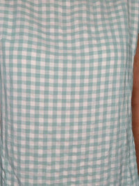 HELGA MAY_KENNEDY DRESS VISCOSE/COTTON CHECK POLKA MINT _ KENNEDY DRESS VISCOSE/COTTON CHECK POLKA MINT _ Ebony Boutique NZ