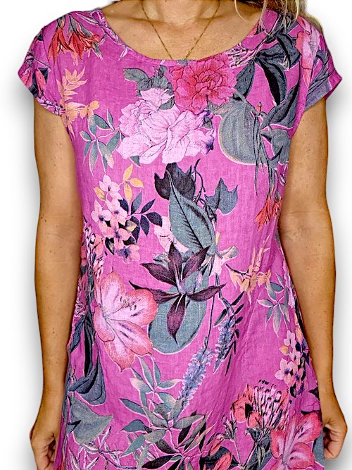 HELGA MAY_KENNEDY DRESS WONDERLAND BERRY _ KENNEDY DRESS WONDERLAND BERRY _ Ebony Boutique NZ