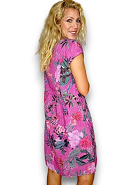 HELGA MAY_KENNEDY DRESS WONDERLAND BERRY _ KENNEDY DRESS WONDERLAND BERRY _ Ebony Boutique NZ