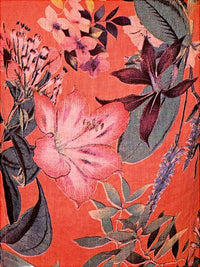 HELGA MAY_KENNEDY DRESS WONDERLAND CORAL _ KENNEDY DRESS WONDERLAND CORAL _ Ebony Boutique NZ