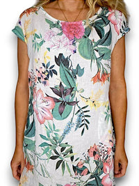 HELGA MAY_KENNEDY DRESS WONDERLAND WHITE _ KENNEDY DRESS WONDERLAND WHITE _ Ebony Boutique NZ