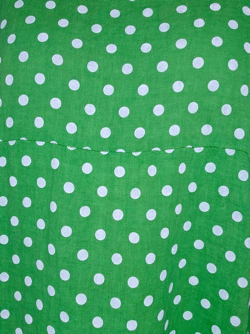 HELGA MAY_MID SLEEVE LINEN MAXI DRESS POLKA DOT BRIGHT GREEN _ MID SLEEVE LINEN MAXI DRESS POLKA DOT BRIGHT GREEN _ Ebony Boutique NZ
